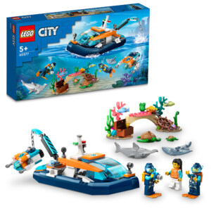 LEGO 60377 Utforskare och dykarbåt