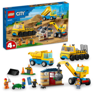 LEGO 60391 Byggfordon och kran med rivningskula