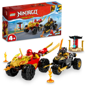 LEGO 71789 Kais och Ras bil- och motorcykelstrid