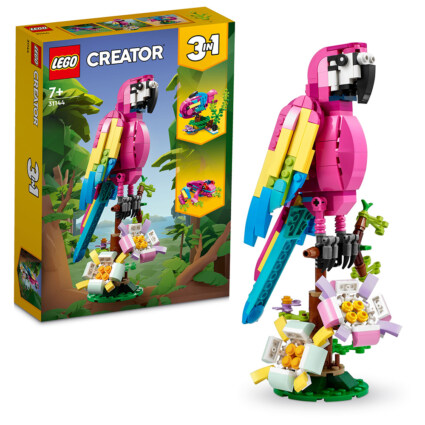 LEGO 31144 Exotisk rosa papegoja