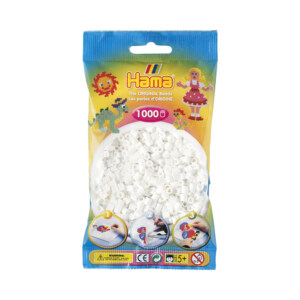 HAMA MIDI BEADS 1000 PCS WHITE