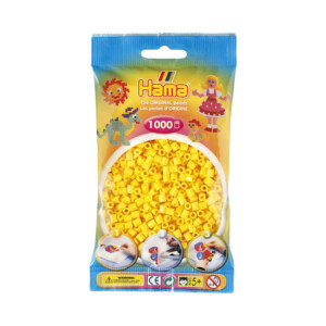HAMA MIDI BEADS 1000 PCS YELLOW