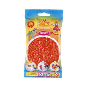 HAMA MIDI BEADS 1000 PCS ORANGE
