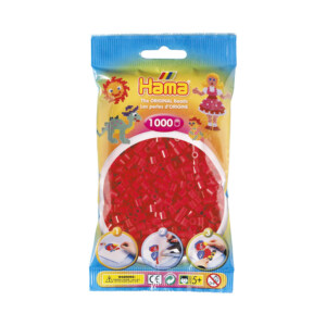 HAMA MIDI BEADS 1000 PCS RED
