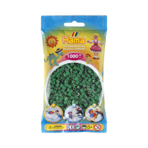 HAMA MIDI BEADS 1000 PCS GREEN