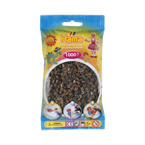 HAMA MIDI BEADS 1000 PCS BROWN