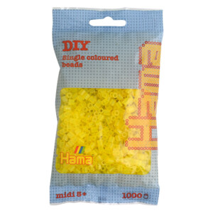 HAMA MIDI BEADS 1000 PCS TR YELLOW