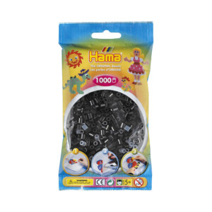 HAMA MIDI BEADS 1000 PCS BLACK