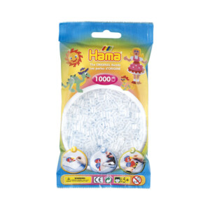 HAMA MIDI BEADS 1000 PCS CLEAR