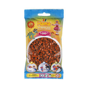 HAMA MIDI BEADS 1000 PCS REDDISH BROWN