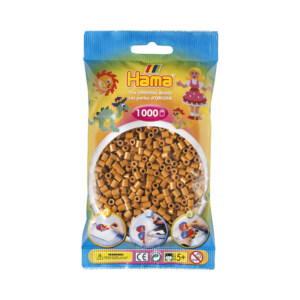 HAMA MIDI BEADS 1000 PCS LIGHT BROWN
