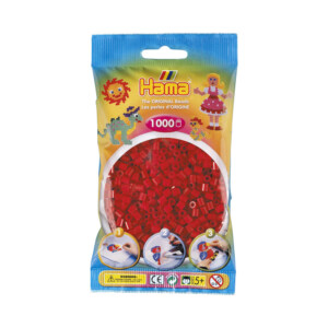 HAMA MIDI BEADS 1000 PCS DARK RED