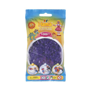 HAMA MIDI BEADS 1000 PCS TR PURPLE