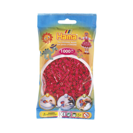 HAMA MIDI BEADS 1000 PCS CLARET