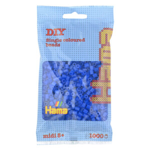 HAMA MIDI BEADS 1000 PCS NEON BLUE