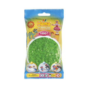 HAMA MIDI BEADS 1000 PCS NEON GREEN