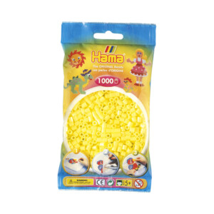 HAMA MIDI BEADS 1000 PCS PASTEL YELLOW