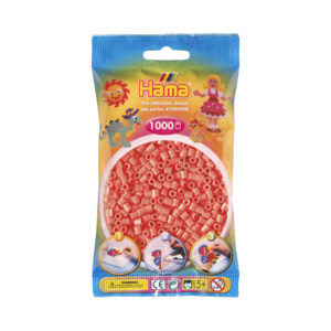 HAMA MIDI BEADS 1000 PCS PASTEL RED