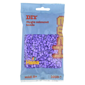 HAMA MIDI BEADS 1000 PCS PASTEL PURPLE
