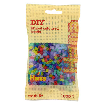 HAMA MIDI BEADS 1000 PCS MIX 53