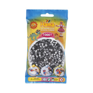 MIDI BEADS 1000 PCS SILVER