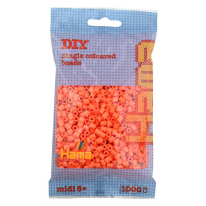 HAMA MIDI BEADS 1000 PCS. APRICOT