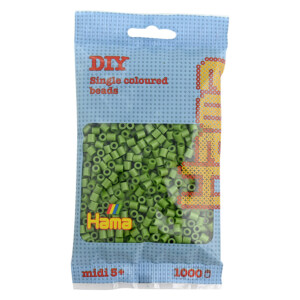 HAMA MIDI BEADS 1000 PCS. OLIVE GREEN