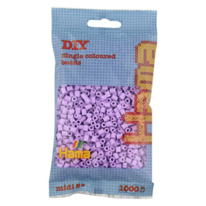 HAMA MIDI BEADS 1000 PCS PASTEL LILAC