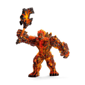 Schleich Lava Golem med vapen