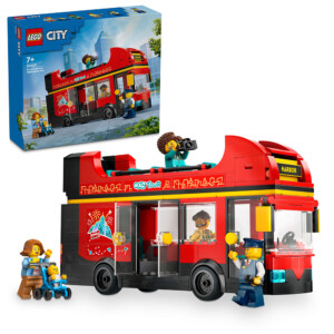 LEGO 60407 Röd dubbeldäckare för sightseeing