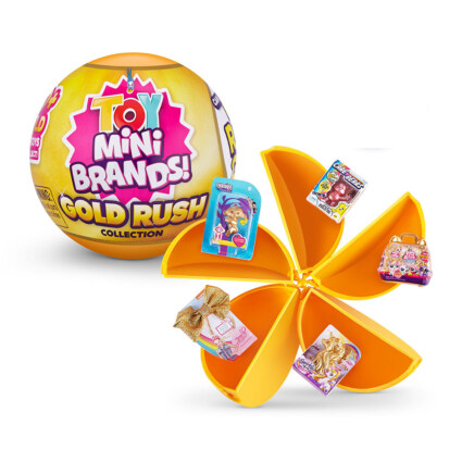 5 Surprise-Mini Toys gold Rush