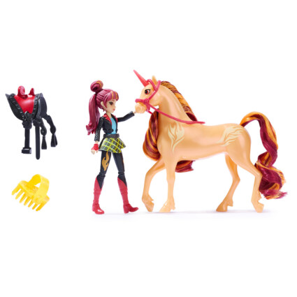 Unicorn Academy docka & enhörning
