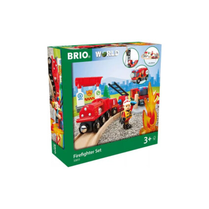 Tågset med brandmanstema