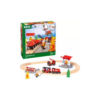 Tågset med brandmanstema