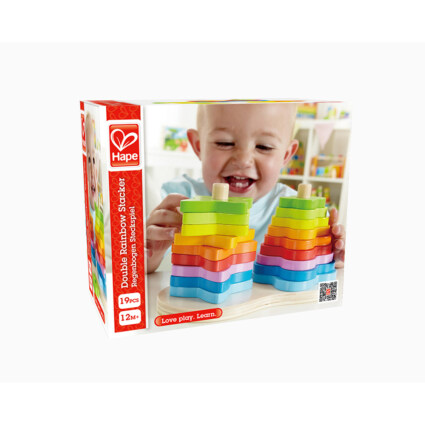 Hape Double Rainbow Stacker