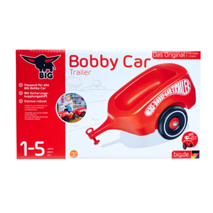 BIG Bobby Car - rött släp