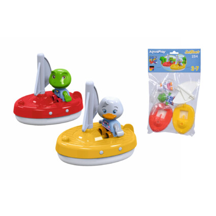 Aquaplay segelbåtar + 2 figurer