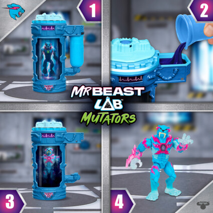 Mr. Beast Lab Mutators Mutation Chamber Lightning Panther