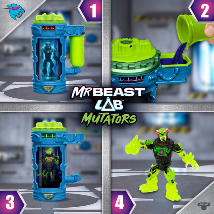 Mr. Beast Lab Mutators Mutation Chamber Rock Panther