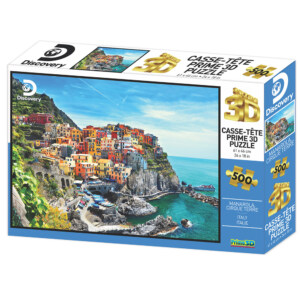 Prime 3D-pussel - Cinque Terre, Italy 500 bitar
