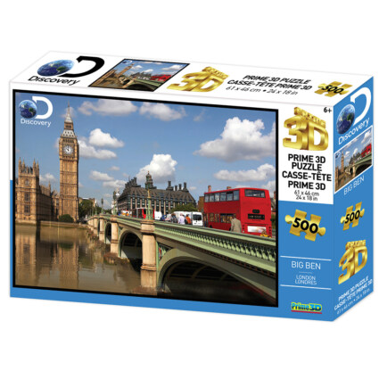 Prime 3D-pussel - Big Ben, London 500 bitar