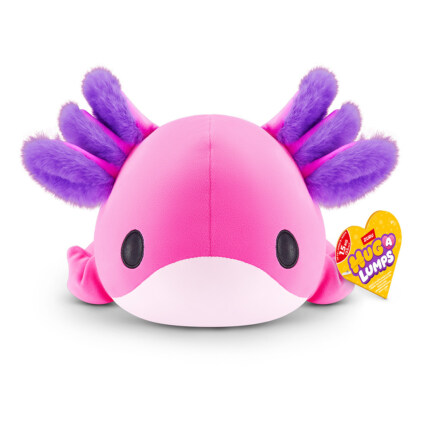 Hug A Lumps mellan axolotl