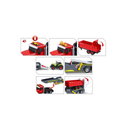 Lastbil 52 cm med traktor