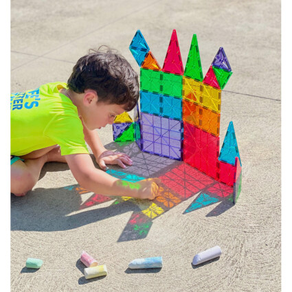 Magna-Tiles Clear Colours 32-pack