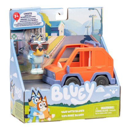 Bluey basic fordon med figur