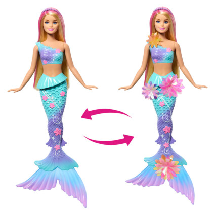 Barbie Blooming Magic White Mermaid Doll