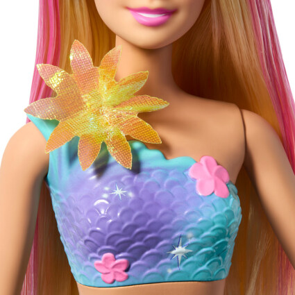 Barbie Blooming Magic White Mermaid Doll