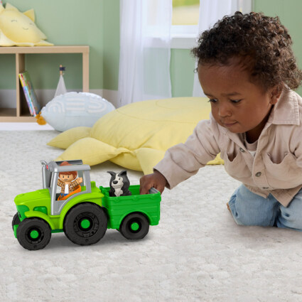 Fisher Price Little People Push & Play Tractor