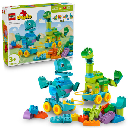 LEGO 10451 3-i-1 Dinosaurier på hjul