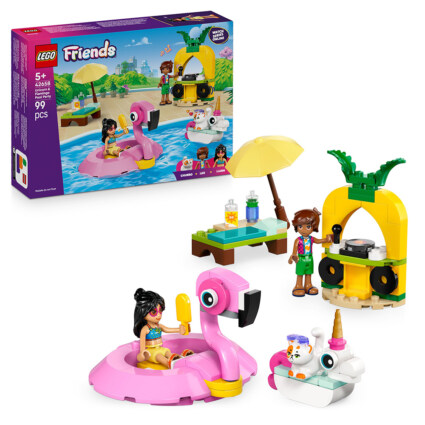 LEGO 42658 Poolparty med enhörning och flamingo